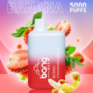 Bang Bc5000 Puffs Disposable Vap/ E cigarete (Strawberry Banana)