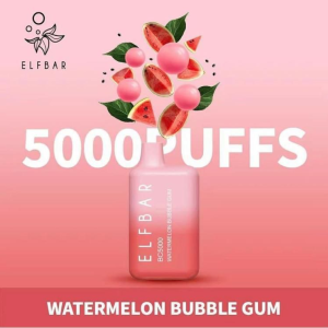 ELF Bar BC5000 Puffs Disposable Pod Device(WATERMELON BUBBLE GUM)